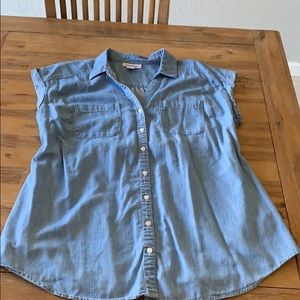 Maternity Chambray top